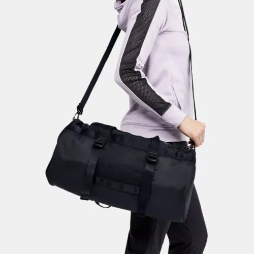 Under Armour UA Motivator Duffle Женская спортивная спортивная черная сумка через плечо #010-004