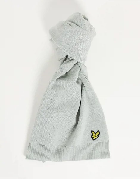 Серый шарф Lyle & Scott