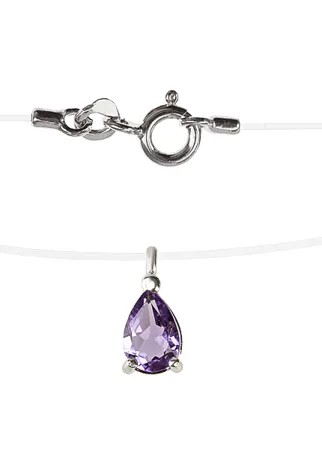 Колье женское Balex Jewellery 9504092187 из серебра, аметист, 38 см