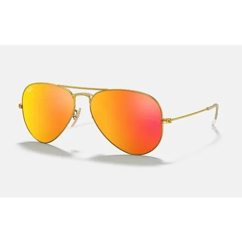 Солнцезащитные очки Ray-Ban RB3025-112/69/58-14, золотой, оранжевый