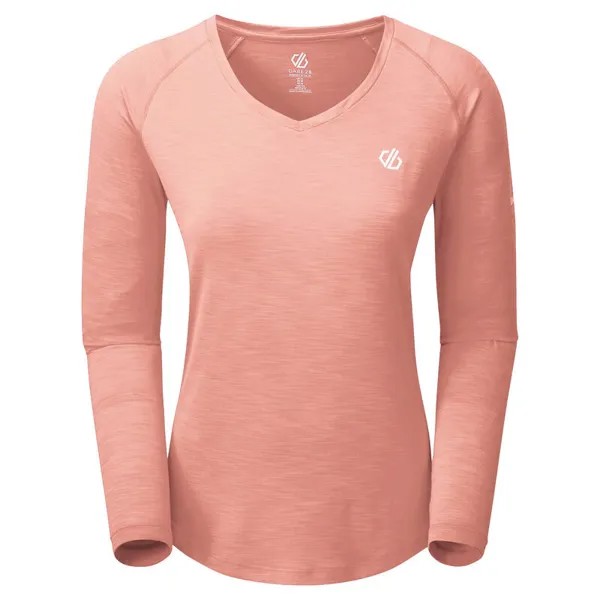 Женская футболка Discern с длинным рукавом Пудрово-розовая DARE 2B, цвет rosa