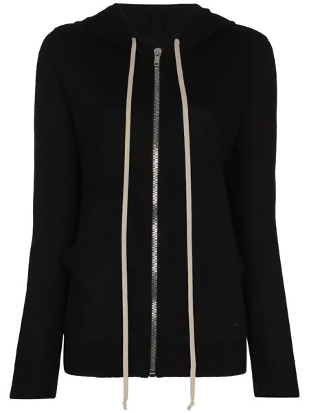 Rick Owens трикотажное худи на молнии