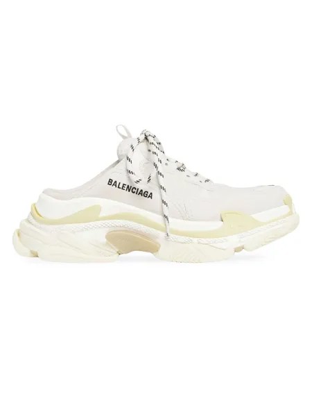 Туфли Triple S без задника Balenciaga, белый