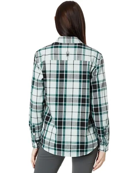 Рубашка Spyder Feb Flannel Shirt, цвет Wintergreen
