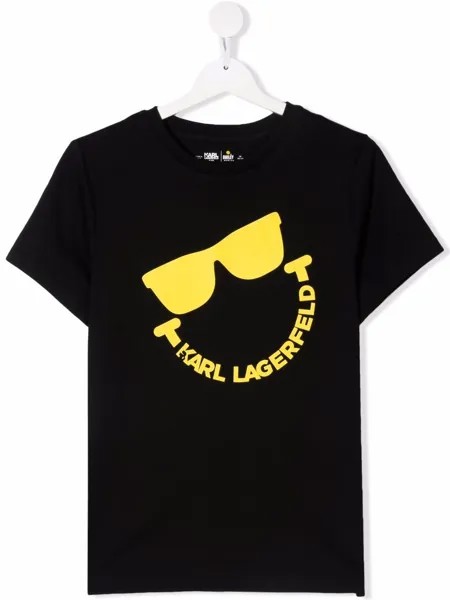 Karl Lagerfeld Kids футболка с логотипом