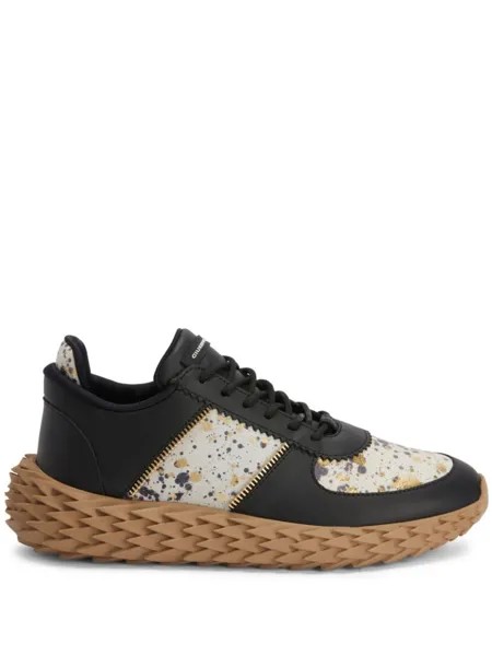 Giuseppe Zanotti кроссовки Urchin со вставками, черный