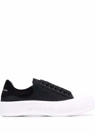 Alexander McQueen кеды Deck на шнуровке