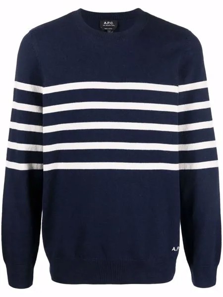 A.P.C. толстовка в полоску