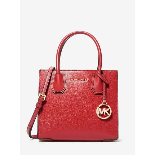 Сумка кросс-боди MICHAEL KORS, фактура зернистая, красный