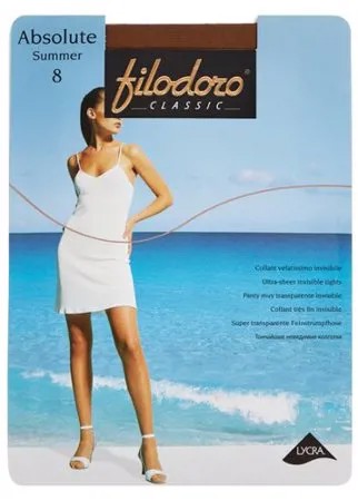 Колготки Filodoro Classic Absolute Summer 8 den, размер 3-M, noce (коричневый)
