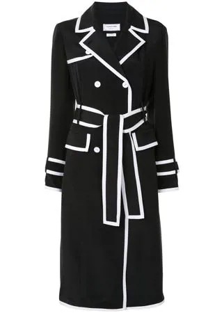 Thom Browne double-breasted silk coat