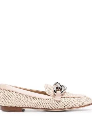 Casadei лоферы с цепочкой