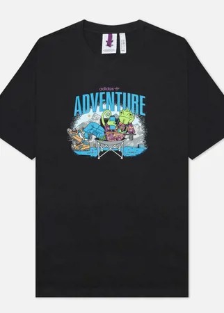 Мужская футболка adidas Originals Adventure Chameleon, цвет чёрный, размер S