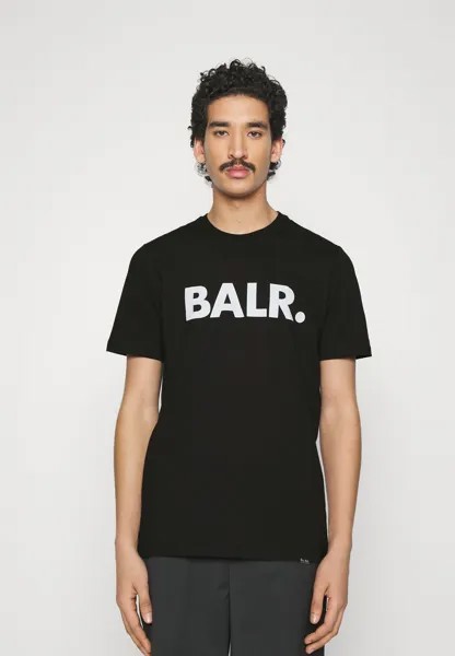 Футболка с принтом BRAND STRAIGHT BALR., цвет black