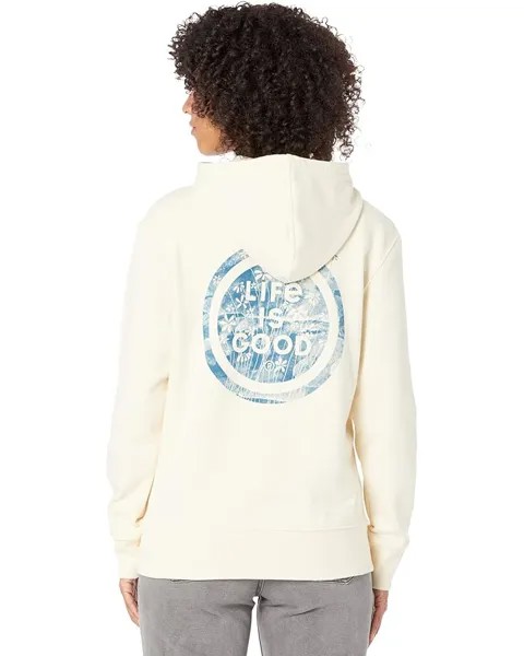 Худи Life is Good Fine Daisy Coin Simply True Fleece Hoodie, цвет Putty White