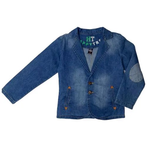 Пиджак для мальчика св.синий/джинс размер:104 Happy Tree