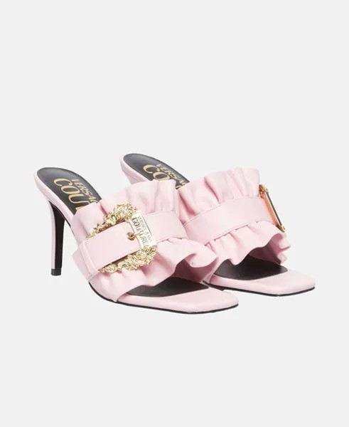Босоножки на каблуке Versace Jeans Couture, розовый