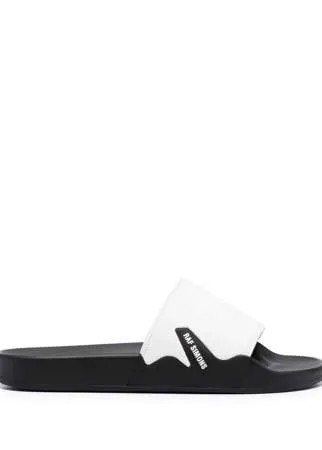 Raf Simons шлепанцы с логотипом