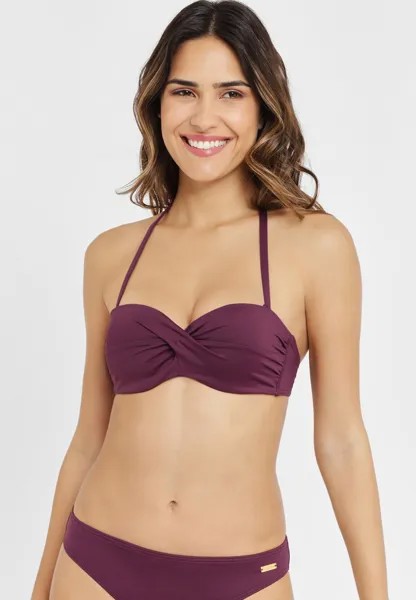 Верх бикини BANDEAUTOP LAS SIMP LASCANA, цвет bordeaux