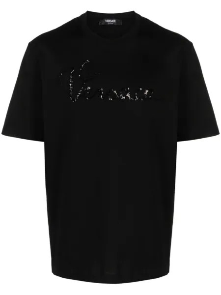 Versace рубашка поло Versace Nautical, черный