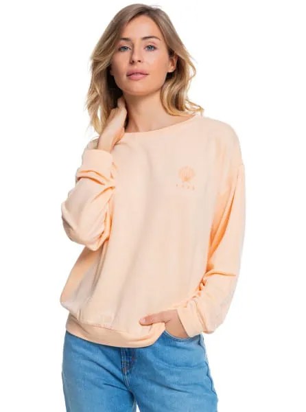 Свитшот женский Roxy ERJFT04391 оранжевый 34