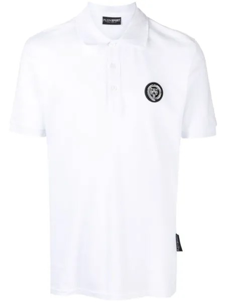 Plein Sport рубашка поло Thunder Tiger, белый