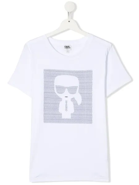 Karl Lagerfeld Kids футболка с принтом K/Ikonik