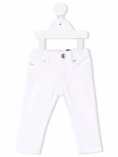 Diesel Kids узкие джинсы с нашивкой-логотипом