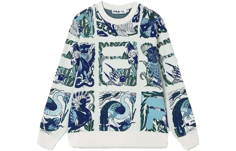 ФИЛА Мужской свитер FILA, цвет Allover Print