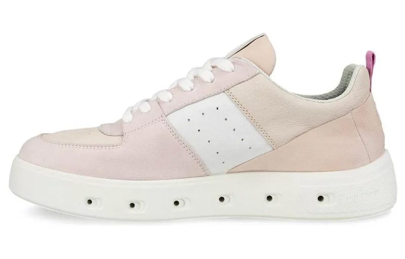 Кроссовки ecco Skateboarding Shoes Women's Low-top Pink, розовый