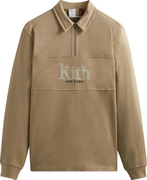 Лонгслив Kith Carnegie Long-Sleeve Rugby 'Canvas', загар