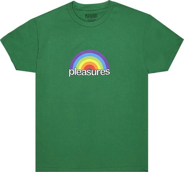 Футболка Pleasures Good Time T-Shirt 'Kelly Green', зеленый