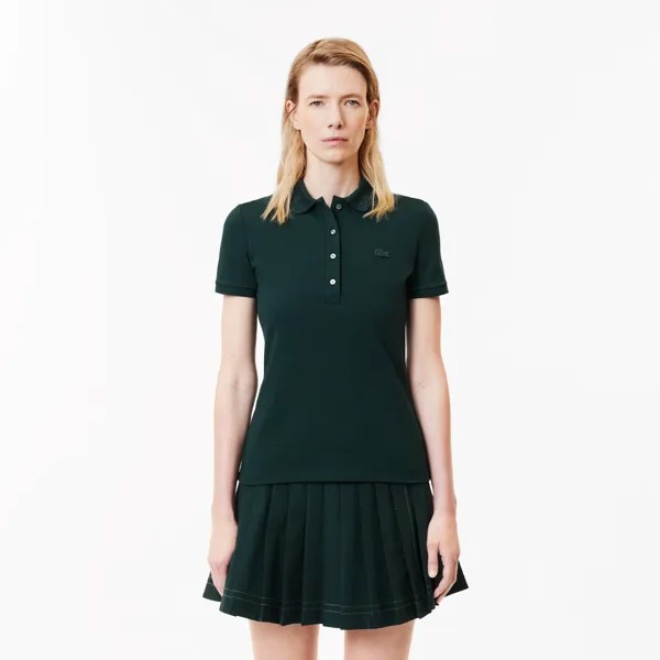 Женское поло Lacoste Slim Fit из эластичного хлопка