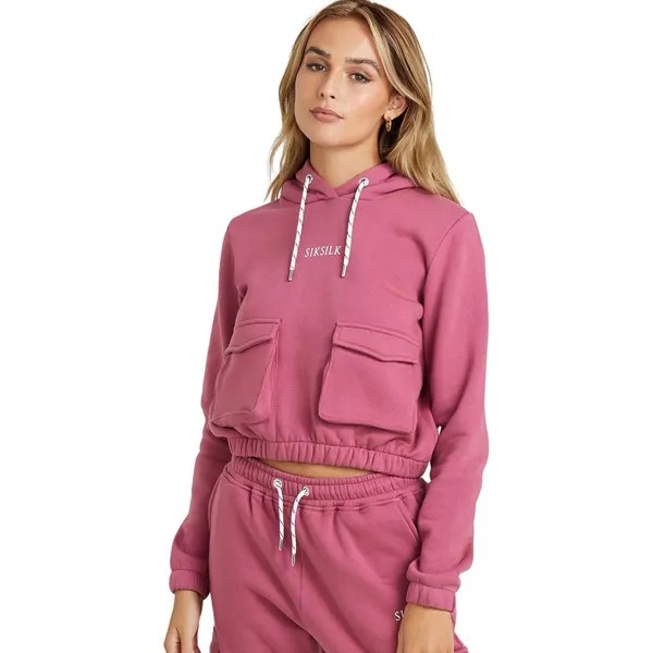 Худи Siksilk Cargo Pocket, розовый