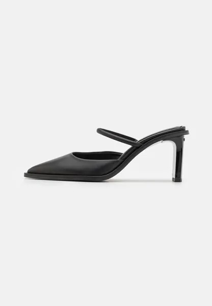Тапочки Padded Curved Stil Mule Calvin Klein, черный