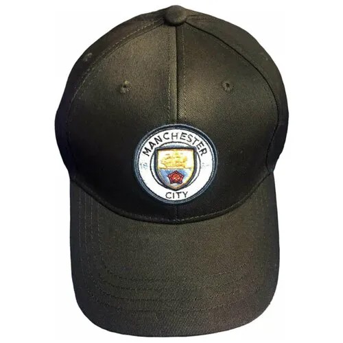 Бейсболка с логотипом ФК Манчестер Сити - Кепка Manchester City FC, черно-белая (54-60 / белый / черный / Базовая коллекция / 54-60)