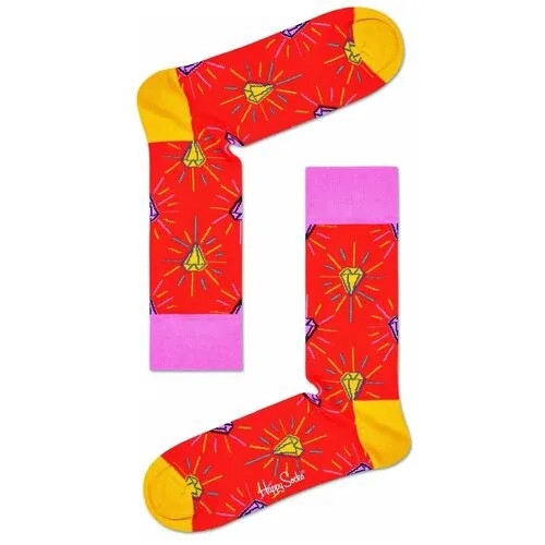 Носки Happy Socks, 2 уп., размер 25, красный