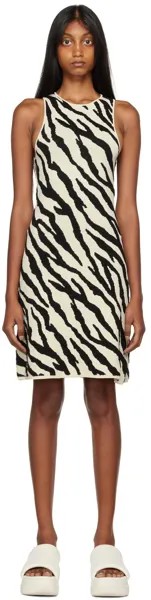 Черно-белое мини-платье Proenza Schouler White Label