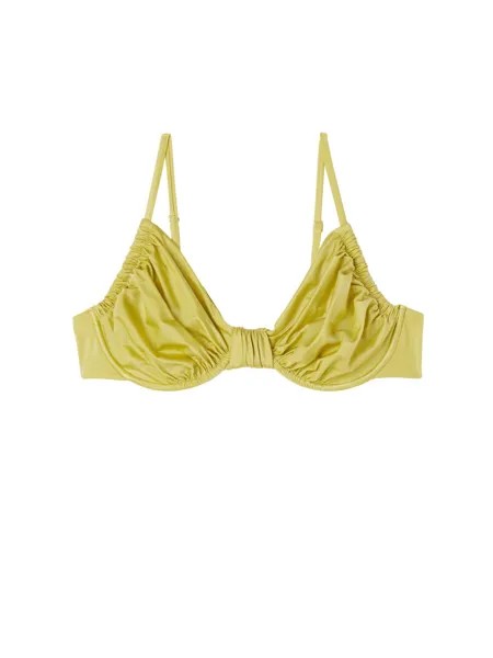 Топ бикини Calzedonia, цвет Mustard