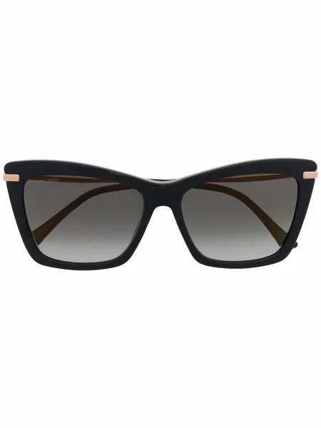 Jimmy Choo Eyewear солнцезащитные очки в массивной оправе