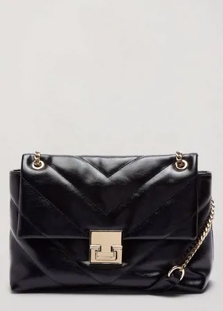 Черная сумка с цепочкой Miss Selfridge-Черный цвет