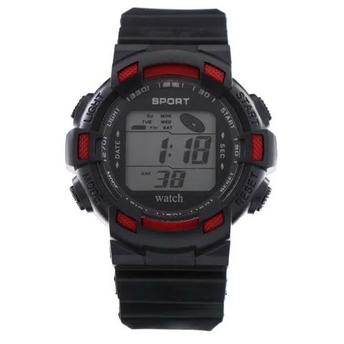 Наручные часы Promarket Часы электронные наручные: водонепроницаемоесть, будильник, d=4.5 см, микс, (1 шт)
