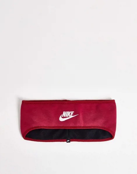 Повязка на голову из флиса темно-розового цвета Nike Club-Розовый цвет