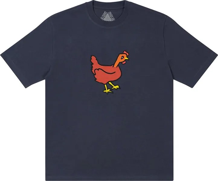 Футболка Palace Clucking T-Shirt 'Navy', синий