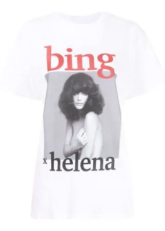 ANINE BING футболка из коллаборации с Helena