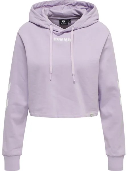 Толстовка Hummel Hoodie Hmllegacy Woman Cropped Hoodie, цвет PASTEL LILAC