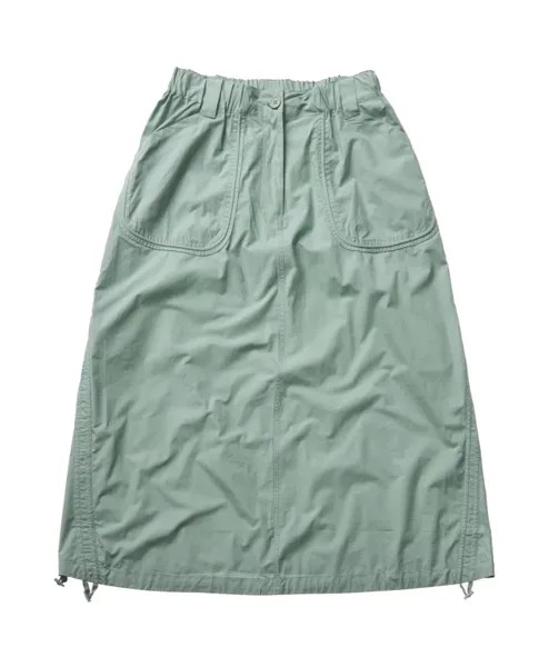 Хлопковая юбка миди R Blauer, зеленый