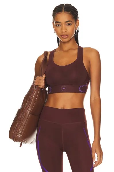 Бюстгальтер adidas by Stella McCartney True Pace High Support Sports, цвет Bitter Chocolate & Deep Lilac