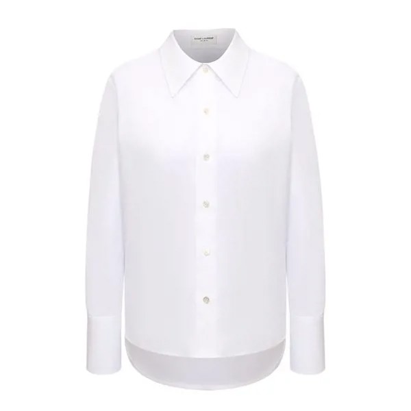 Хлопковая рубашка Saint Laurent