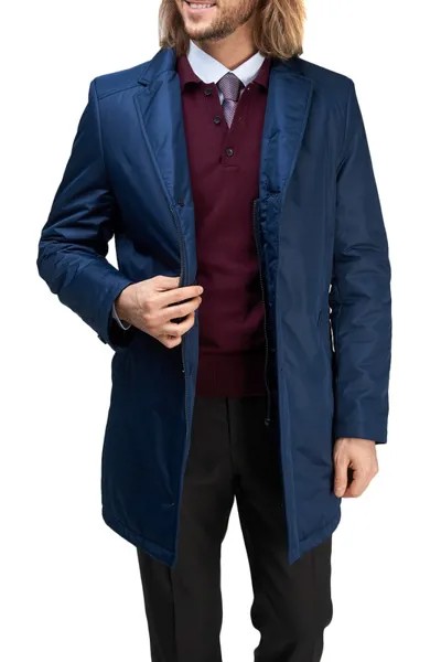 Плащ мужской BAZIONI 3018 S INDIGO синий 60 RU